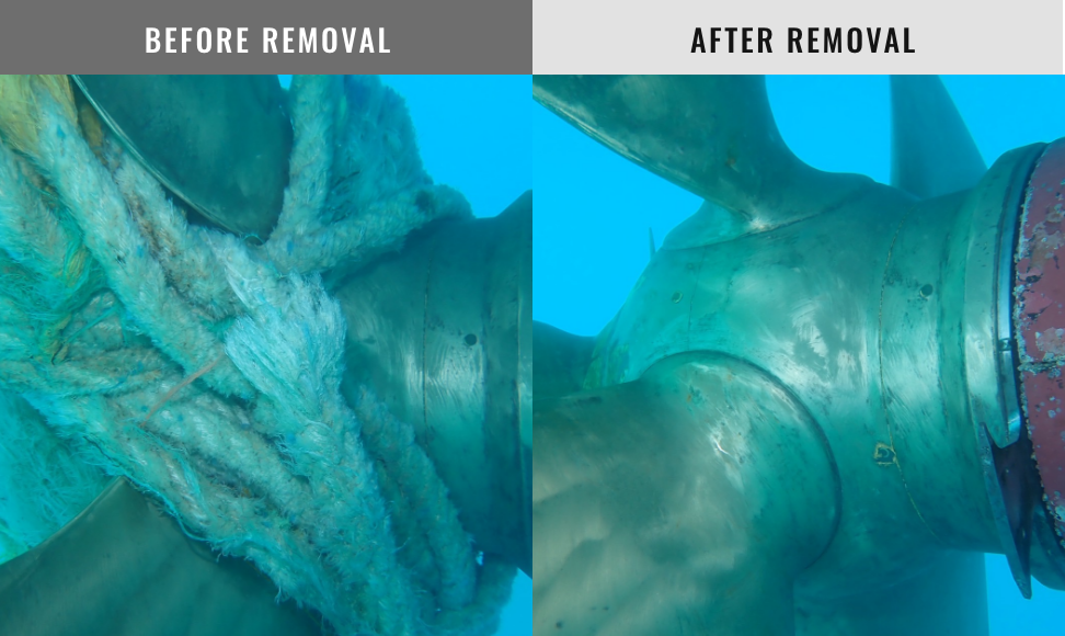 【那覇沖】 魚網撤去