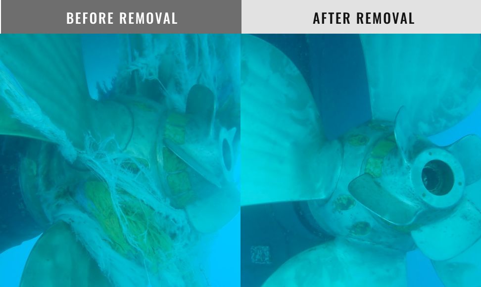 【那覇沖】 魚網撤去